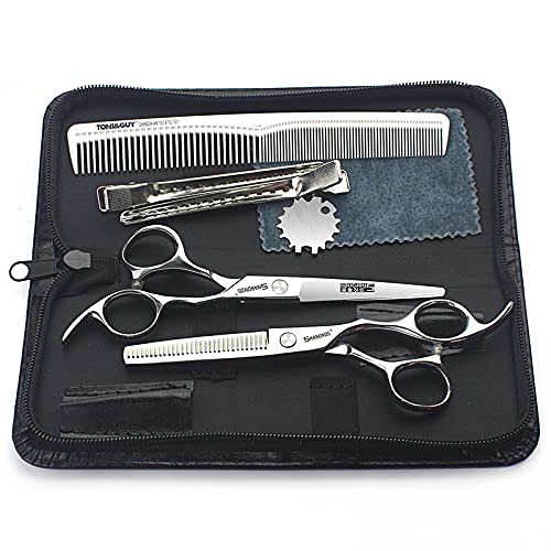 Ciseaux de coiffure professionnels pour coupe et coiffure à la maison avec le set SHARONDS