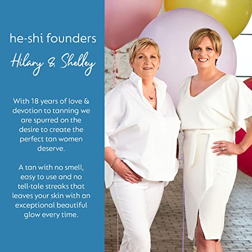 He-Shi Self Tan Remover & Primer - Gentle Self Tan Eraser Foam - 5 Minute Fake Tan Remover - Fake Tan Primer with Hydrating Aloe Vera - Vegan & Cruelty Free Skincare (150ml) - Image 8