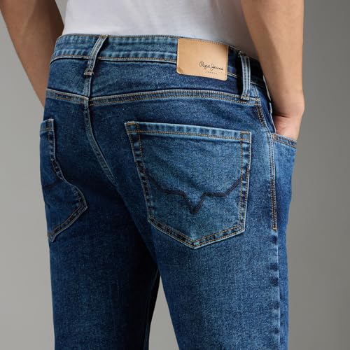Image of Pepe Jeans Men's Jeans | Slim Fit | Mid Rise | Stretchable