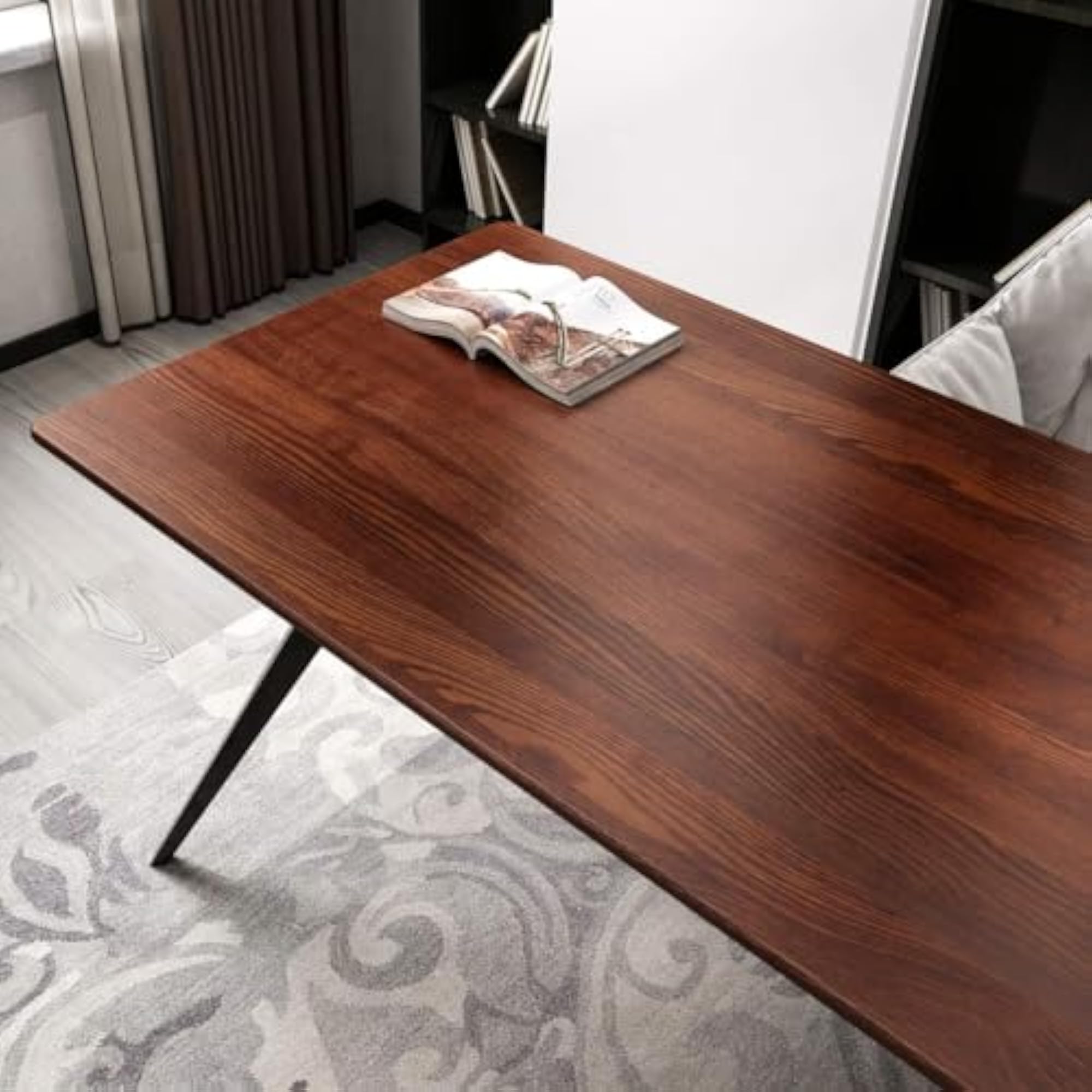 Teak Paper Waterproof Peel and Stick Wallpaper, Self Adhesive