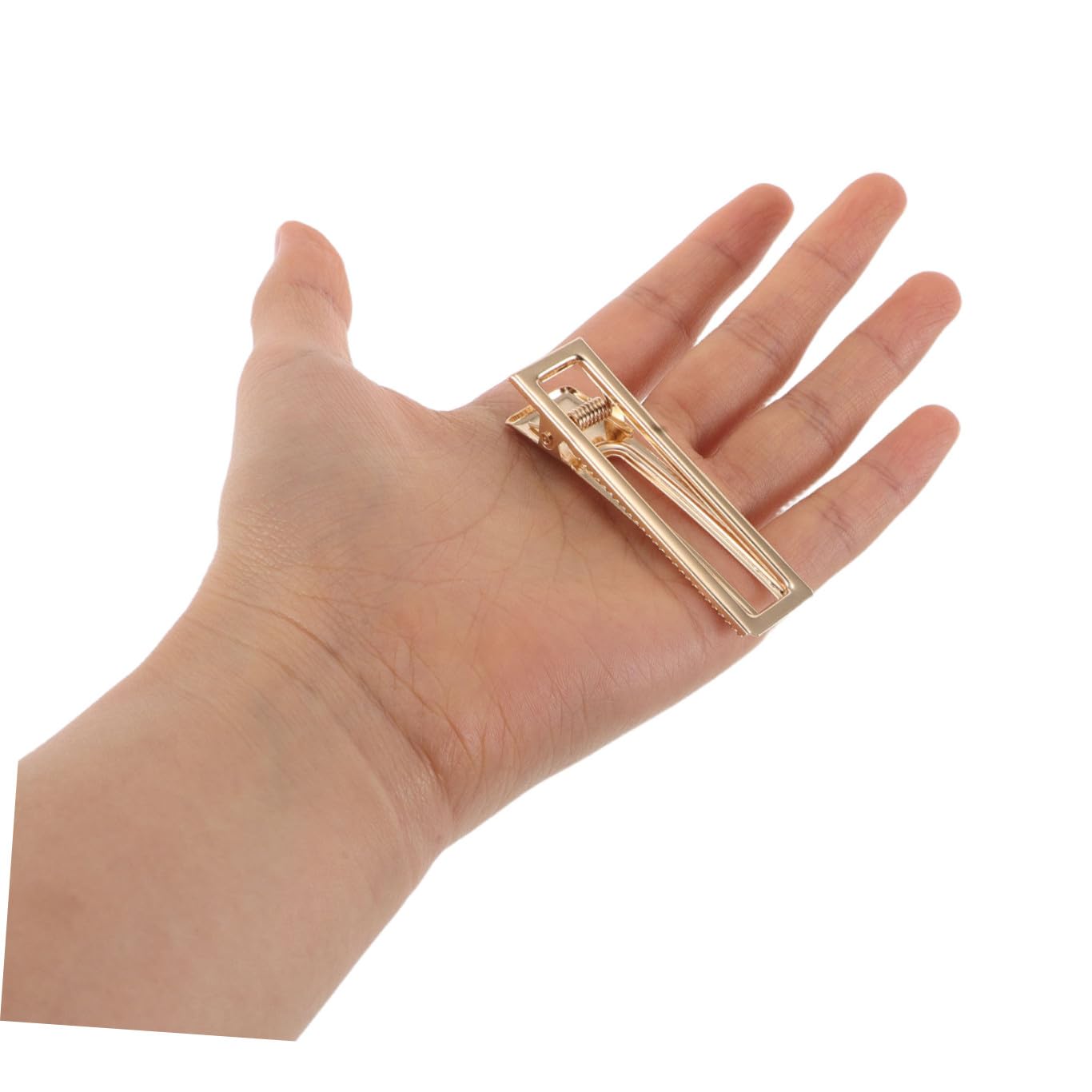 VALICLUD 60 pezzi Fermagli per Capelli in Metallo Oro Clip Coccodrillo Vuote per DIY Accessori Capelli Donna e Bambina Barrettes Leggere e Resistenti per Styling Quotidiano e Occasioni