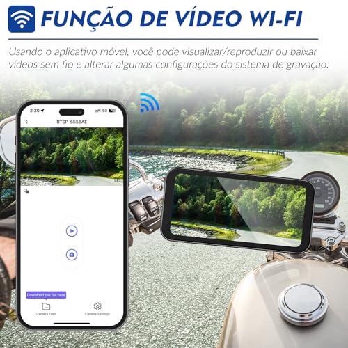 Carplay Motocicleta,Navegador GPS para Moto com Tela HD de 6,25 Polegadas,Compatível com Carplay/And