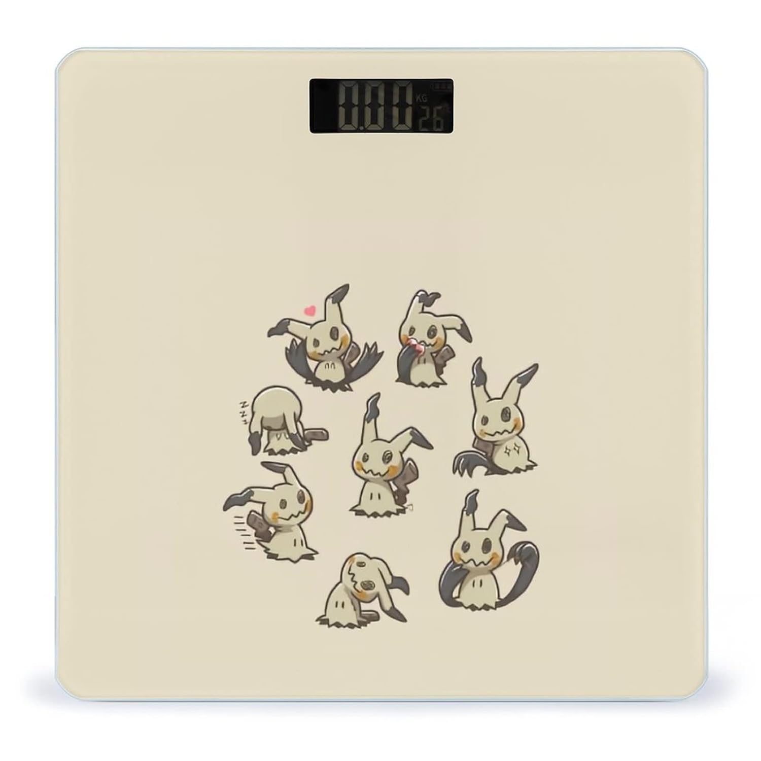 ミミッキュ 体重計 デジタル 乗るだけ 電源自動on Off バックライト付 高精度 Blosun かわいい おしゃれ キャラクター おすすめ 最終決算