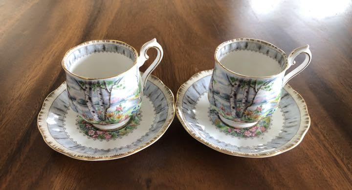 Amazon.co.jp: アンティーク ロイヤルアルバート シルバーバーチ 