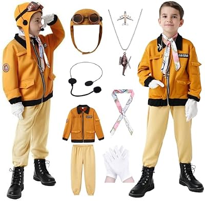 Historical Aviation Kids Costume