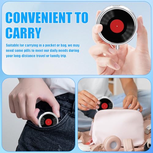 Pilulier de poche 3 cases metallique pour ne plus oublier ses cachets - 6