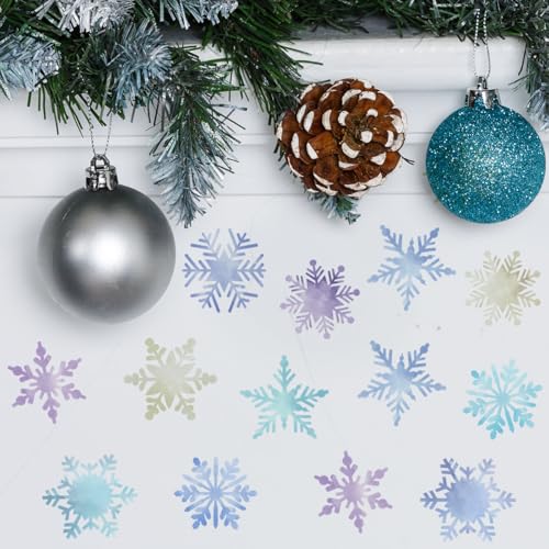 Stickers de Copos de Nieve de Invierno para Pared miniatura 6
