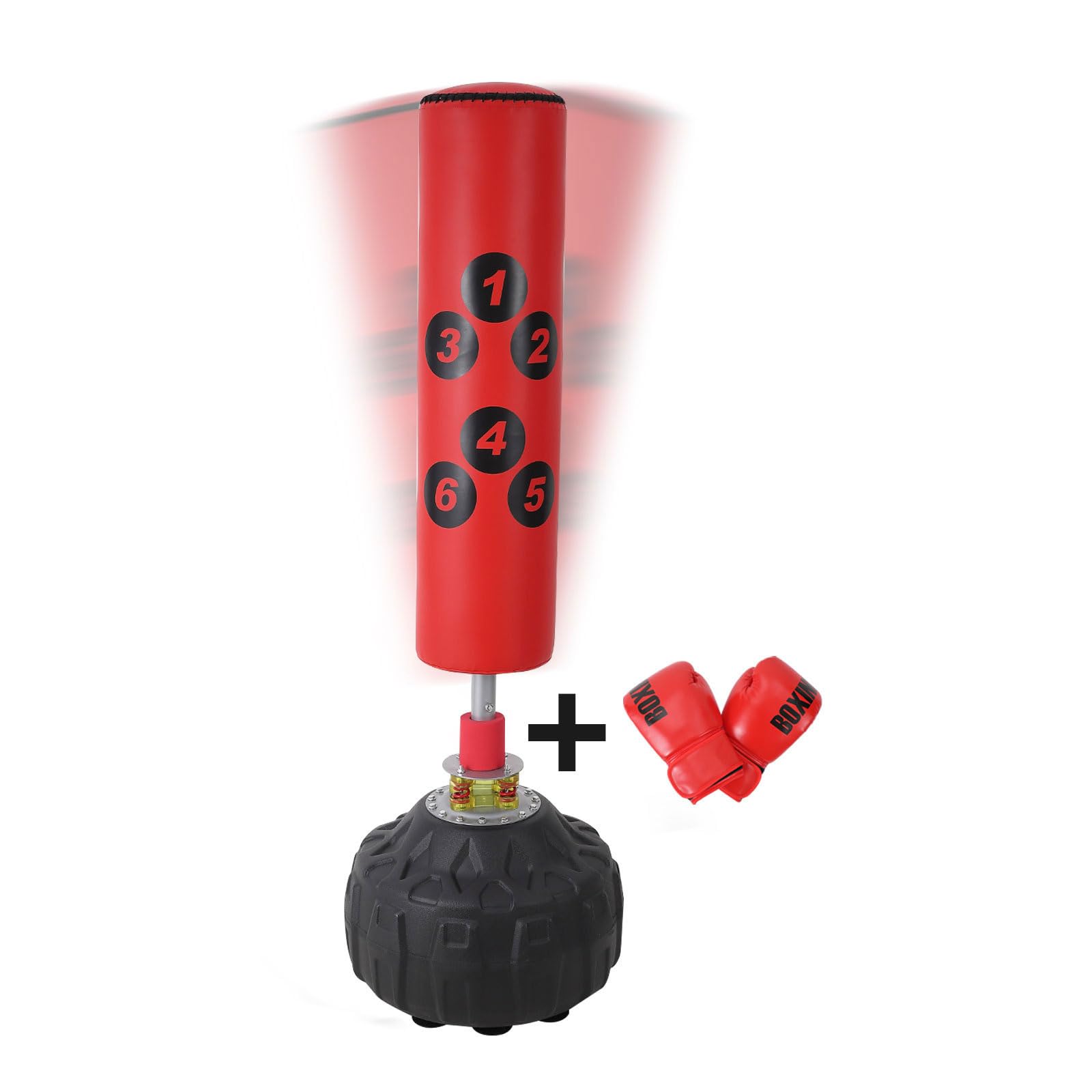 Amazon.com: Towallmark Punching Bag with Stand - 70inch, 203lbs