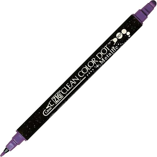 Miniatura 5 de Kuretake TC-81006V ZIG Clean Color Dot Metálico 6 Colores