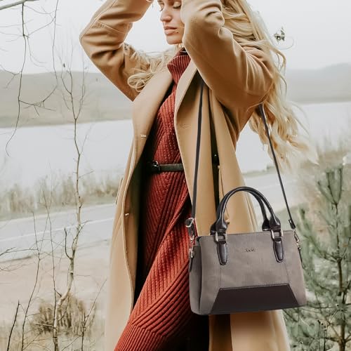 Image of EXOTIC Three section Denim Design, Multipurpose handbag with Shoulder Strap