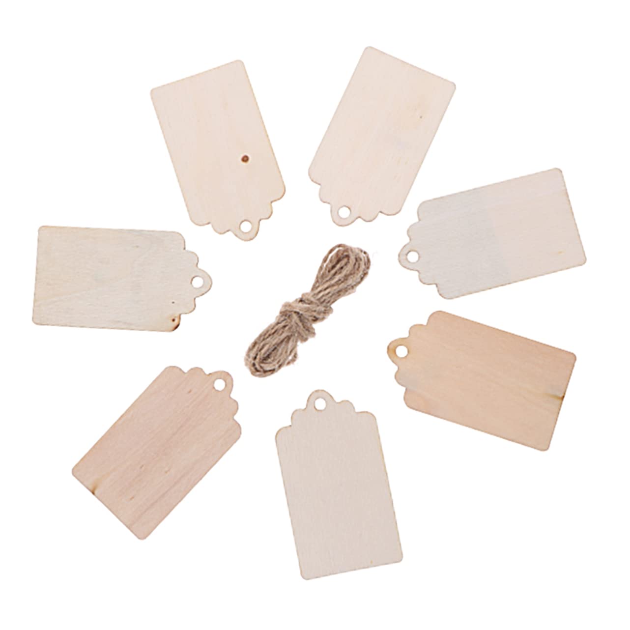 CIMAXIC Hanging Note Board 100pcs Decor Wood Piece Easy Assemble Home Wall Dec