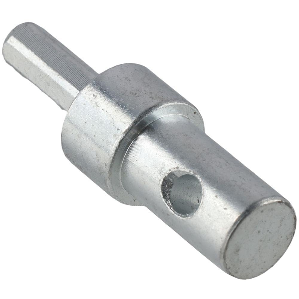 3/4 Inch Interface Inner Diameter Ice Drill Bit Adapter, Universal 304 Stainless Steel Hexagonal Shank Adapter, Ice Auger Drill Accessories for Corded and Cordless Dril