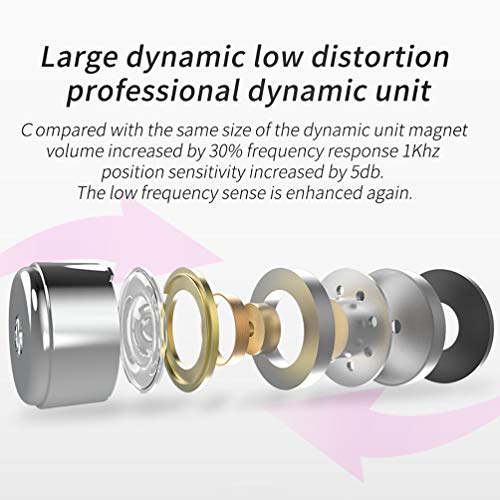 CCA C10 High-Performance in-ear monitor, HiFi 1DD 4BA hybride vijf drivers in-ear oortelefoon, zinklegering schelp+hars… - Afbeelding 5