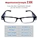 DuanMei 3 Pack Reading Glasses with Lights and Magnifier Reading Glasses with Lights in The Frame Bright Led Readers Magnifying Glasses with Light for Men Women Led Reading Glasses