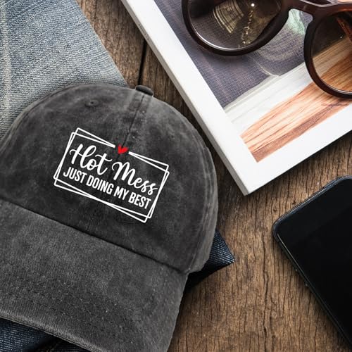 Gorra béisbol ajustable negra de algodón vintage miniatura 6