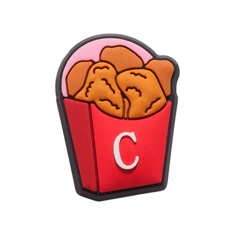 Crocs unisex adult Jibbitz Food | Jibbitz Shoe Charms, Chicken Nuggets, One Size US