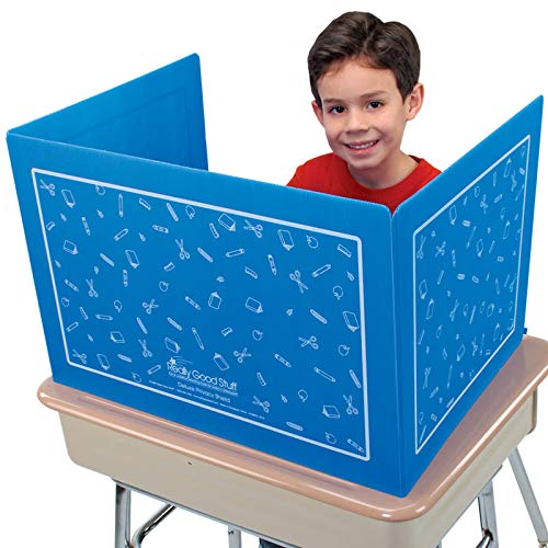 Really Good Stuff Plastic Privacy Shields for Student Desks – Privacy Divider Keep