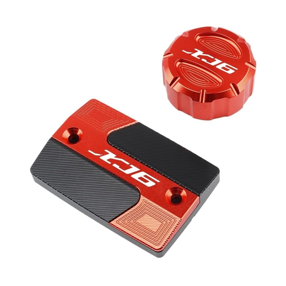 Tapón depósito líquido Frenos Tapa de Cubierta de depósito de líquido Frenos Delantero y Trasero de Motocicleta, para Y&amaha XJ6 XJ6N XJ6f Diversion 2009-2014,