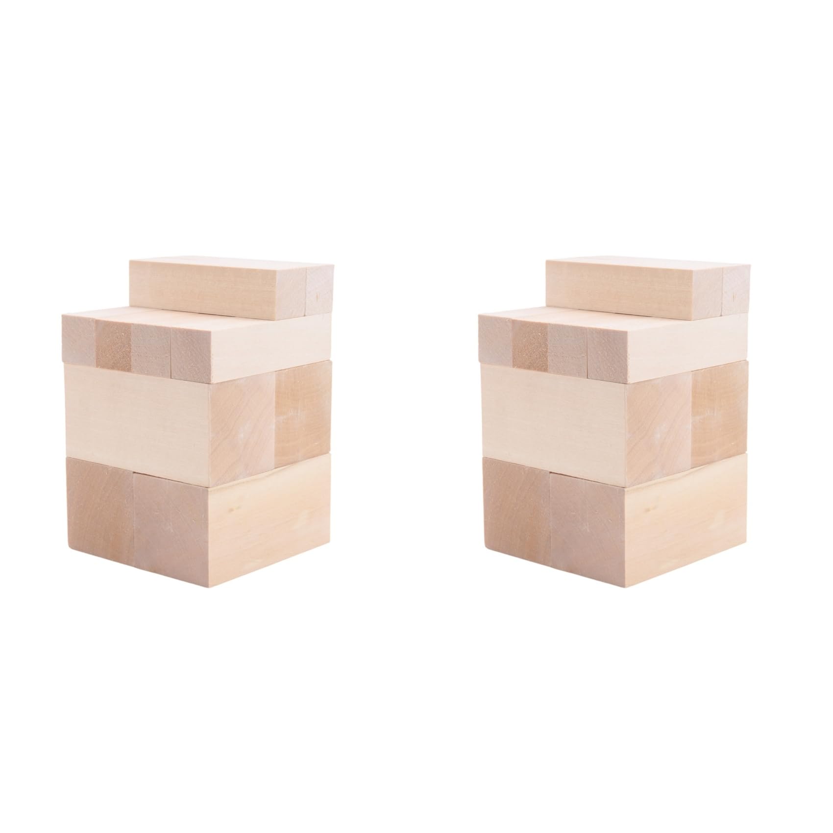 Jnchdghwa Wood Color Basswood Carving Blocks Carving For Carving 20Pcs - Whittling Wood For Crafts Wood Carving Kit Wooden