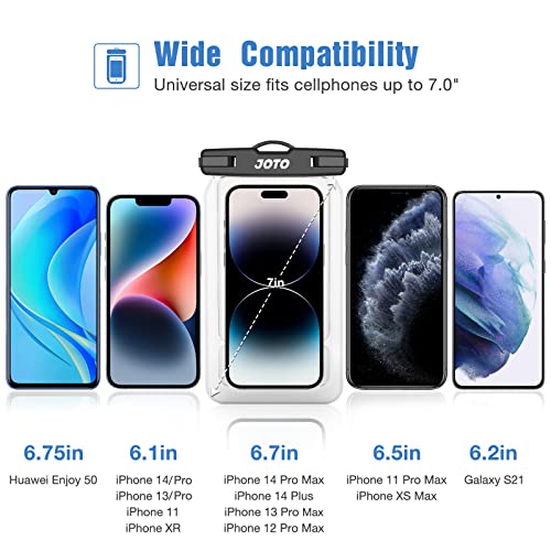 AiRunTech Lot De 2 Pochettes étanches Flottantes Pour Téléphone Avec Cordon Réglable, Plage, Croisière, Vacances, Voyage D'été (vert + Rose