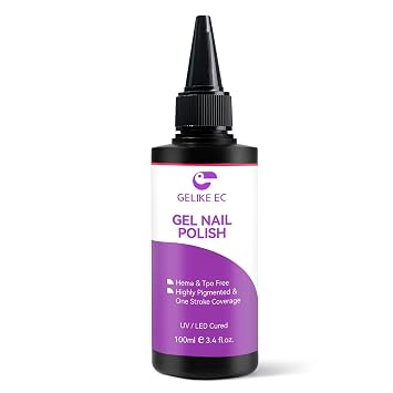 gelike ec Red Color Gel Nail Polish Refill 2Pcs 100ml