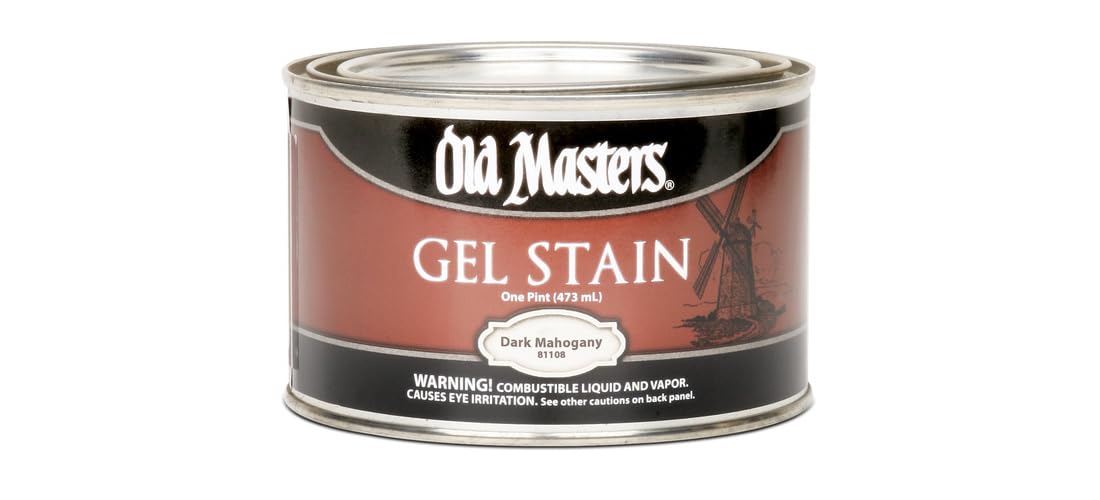 81108 Gel Stain Pint, Dark Mahogany