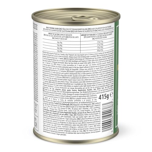 by Amazon Katzensfutter, nass, Dose, Stücke mit Geflügel in Sauce, 12 x 415 g