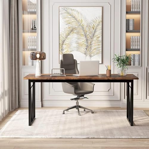 Image of TEKAVO Minda Office Workstation Table for Conference Room | Large Office Computer Work Table | 180 cm Long, 80 cm Wide