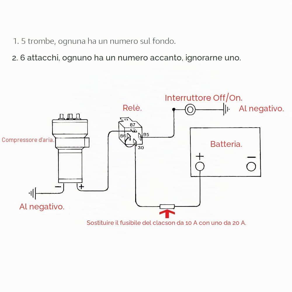 5pcs 125dB Nero Tromba Musicale Dixie Auto Duca di Hazzard con Compressore 12V Auto Clacson Aria