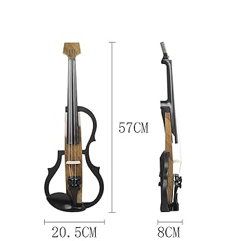 ノーブランド エレキバイオリン 4/4size メタリックブラック Amazon.co.jp: Toysmith エレキヴァイオリン 4/4フルサイズ