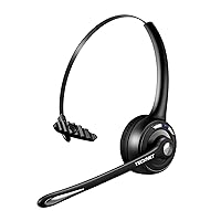 TECKNET Auricolare Bluetooth, Cuffie Wireless ad Orecchio con Microfono a cancellazione