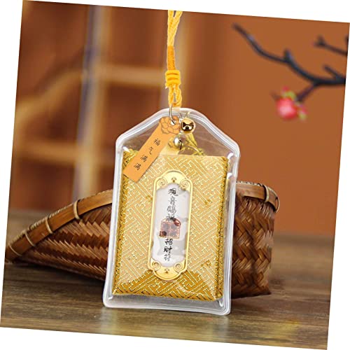 Decoração De Carro 3 Pçs Sachê Real Tecido Saco De Bênção Japonês Plástico Amuleto Da Sorte Divindad