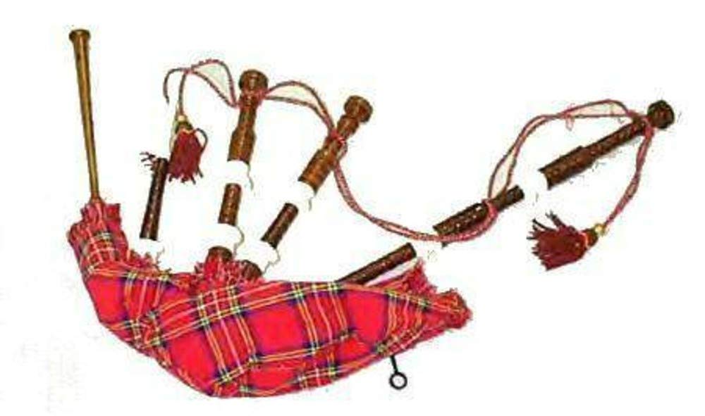 New Imported Full Size Natural Rosewood Scottish Highlander Bagpipe Set. CP Made. Easy Assembling & it Plays on first Attempt. Hassel Free