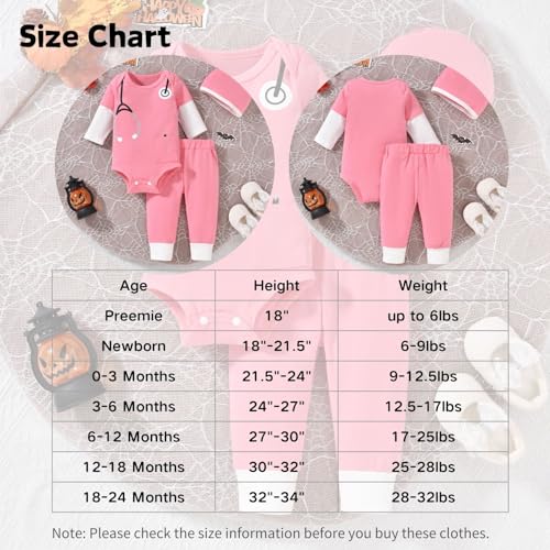 fioukiay Newborn Baby Boys Girls Halloween Outfits Infant Baby Halloween Clothes4
