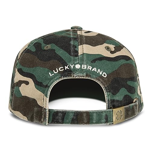 Image of Lucky Brand Classic Cotton Adjustable | Dad Hat | Baseball Cap | Golf | Fishing | Low Profile | 5 Panel Design