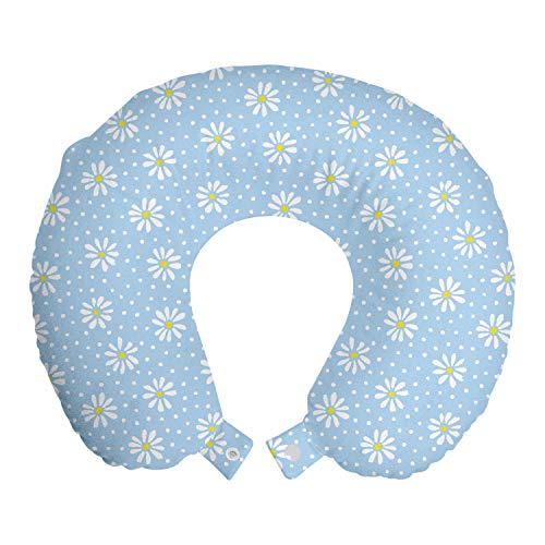 Almohada Viscoelástica de Viaje 30.5 cm Azul Pálido