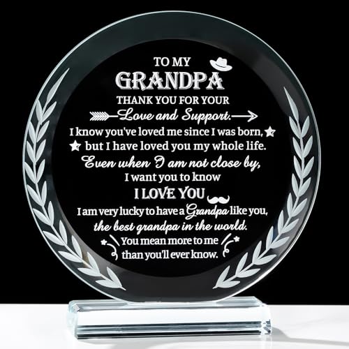 Movdykagiftsforgrandpagrandpabirthdaycrystalengravedkeepsakesbestgrandpaevergiftsfromgranddaughtergrandsonfathersdaythanksgivinggrandparentsdaygiftsgrandfather Urban Country Home Decor Movdyka gifts for grandpa grandpa birthday crystal engraved keepsakes best grandpa ever gifts from granddaughter grandson fathers day thanksgiving grandparents day gifts grandfather urban country home decor