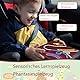 Sensorik Activity Board Doppelseitiges Aktivitätsbrett Sensorisches Aktivitätstafel für Kinder 3+ & Erwachsene zur Beruhigung, Angstzuständen, ADHD und Autismus, zum Reisetasche & 15 Schnüren(Rot)