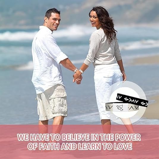 Daily Bible Verse Bracelet - Christian Faith bible bracelets with NFC Technology | Unique Devotional Gift for Believers | Share Love, Hope, and Faith,Spiritual Conversations Anytime Anywhere. - Image 5