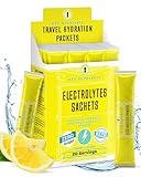 KEY NUTRIENTS Electrolytes Powder Packets - Refreshing Lemonade 20 Pack Hydration Packets - Travel Hydration Powder - No Sugar, No Calories, Gluten Free - Made in USA