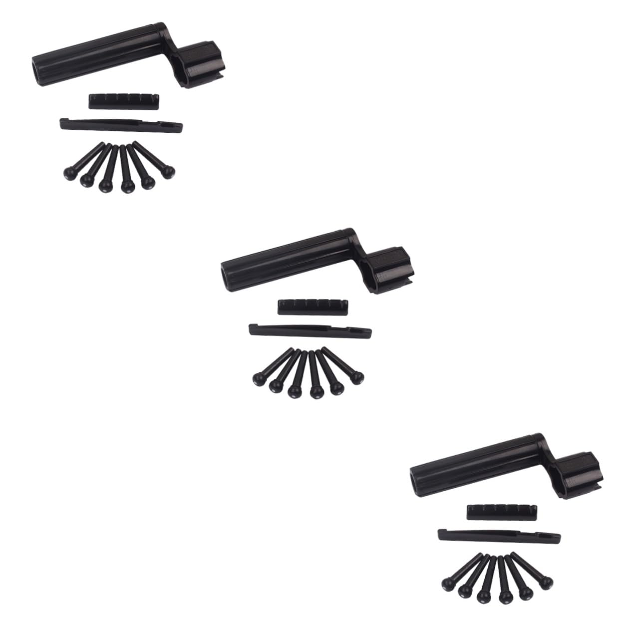 Toyvian 3pcs 1g09 Guitar Nut Saddle Kit for Guitars Saddle and Nut for Acoustic Improve Playability and Tone