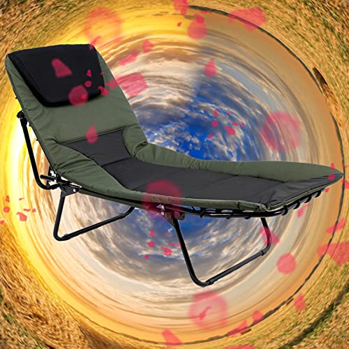 Lit pliant portable et chaise longue de jardin multiposition
