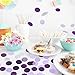 VCOSTORE 5000 Pieces Tissue Paper Confetti Circles, 1 Inch Round Paper Table Confetti Circle Dots, Suitable for Birthday Wedding Party Decoration and Baby Shower decorations,Purple and Sliver