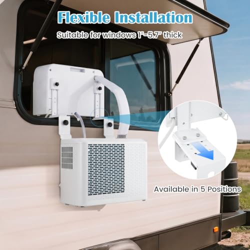 COSTWAY RV Window Air Conditioner 6500 BTU