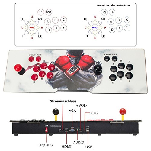 AFUT Pandora Box 5S 986 in 1 Arcade Video Spiel-Konsole Home Arcade Konsole für – Bild 5