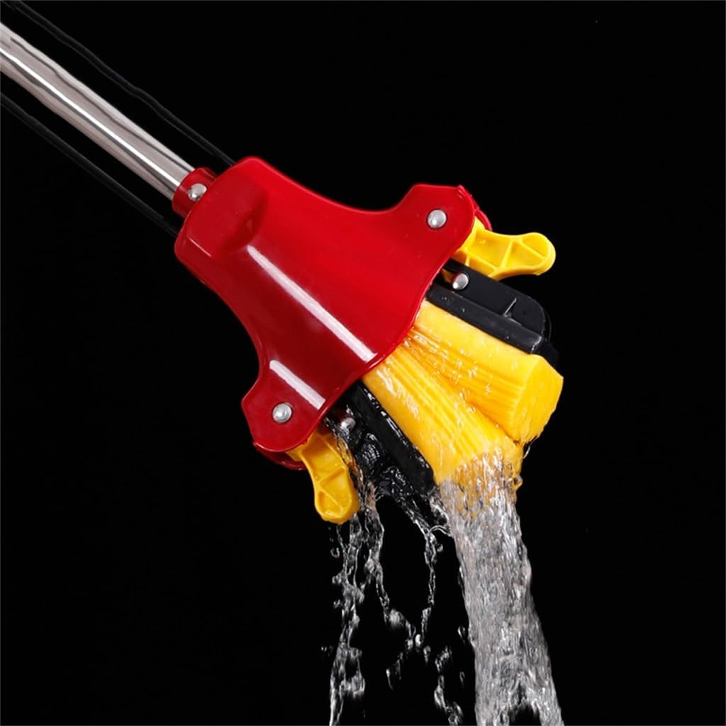 Cotton Mop 4-Sided Squeeze Folded Kitchen