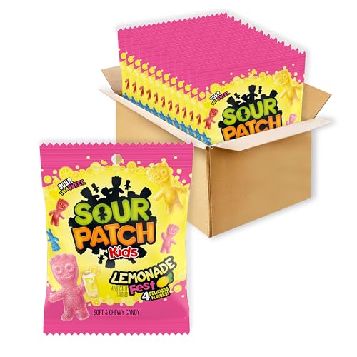 Sour Patch Kids Lemonade Fest, 3.61oz, 12 bags