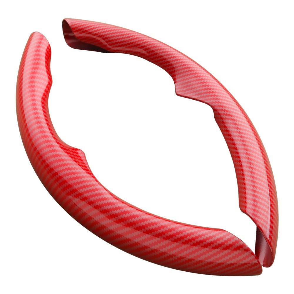 Photo 1 of Custom Fit for Suede Steering Wheel Cover for VW Car Steer Wheel Cover Protector VW Accessories Red #8753