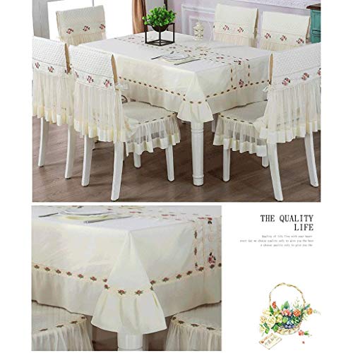 Nappe rectangulaire nappe carrée table basse linge ménage 130x180 - 4