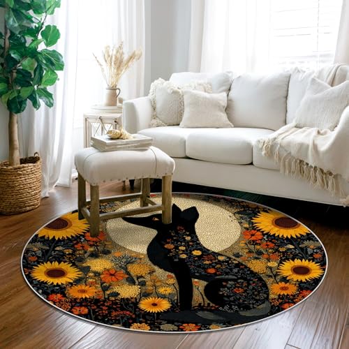 Tapis renard noir pour décoration d'appartement cocooning - 4